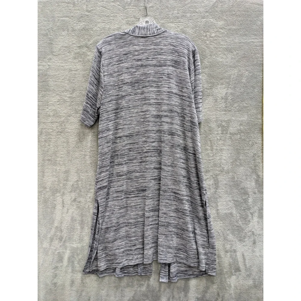 Lane Bryant Duster Cardigan Womens 18/20 Space Dye Open Front Short Sleeve Boho‎
